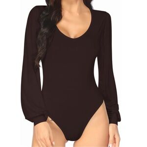 Long Sleeve Bodysuit Top